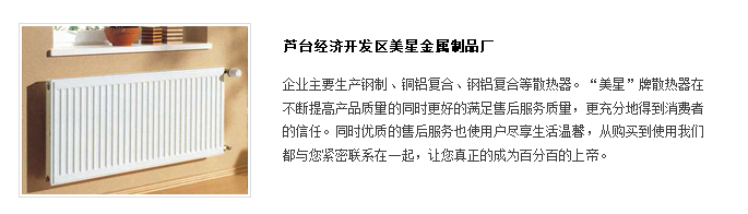 美星暖氣片